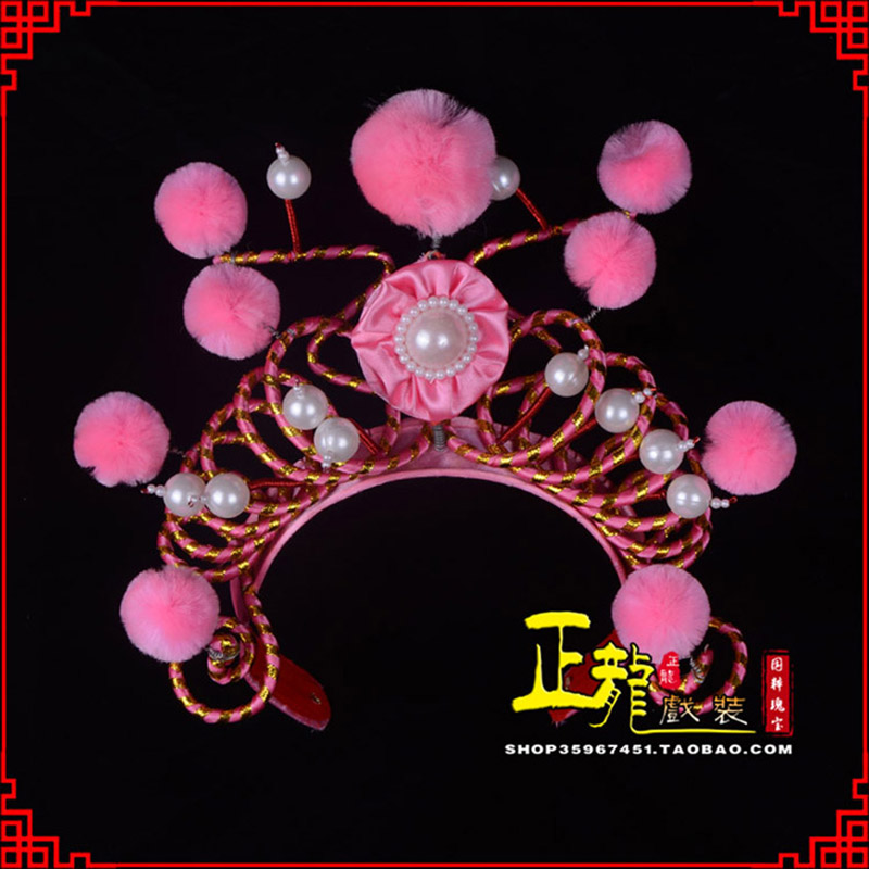 大竹穆桂英花木兰盔帽 女兵额子