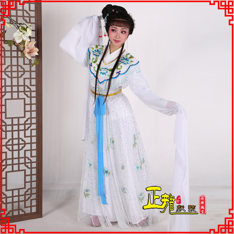 大竹花旦小姐小旦戏剧古装仙女新款连衣裙