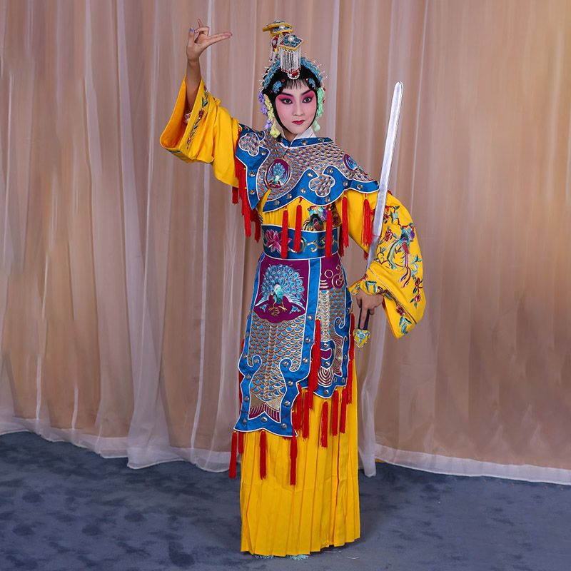 大竹霸王别姬虞姬服 软绉别姬服