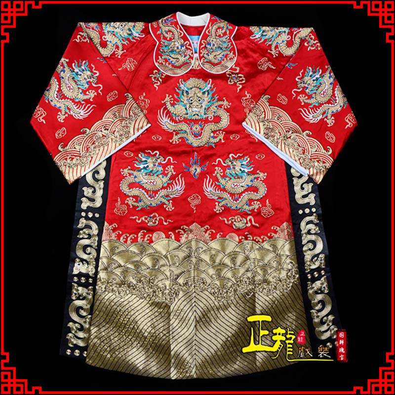 大竹皇帝蟒袍全金八宝团龙蟒